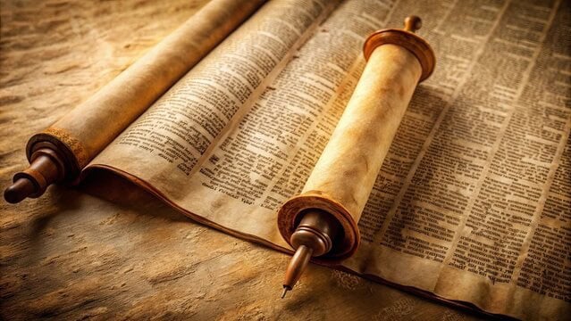 image of biblical scroll